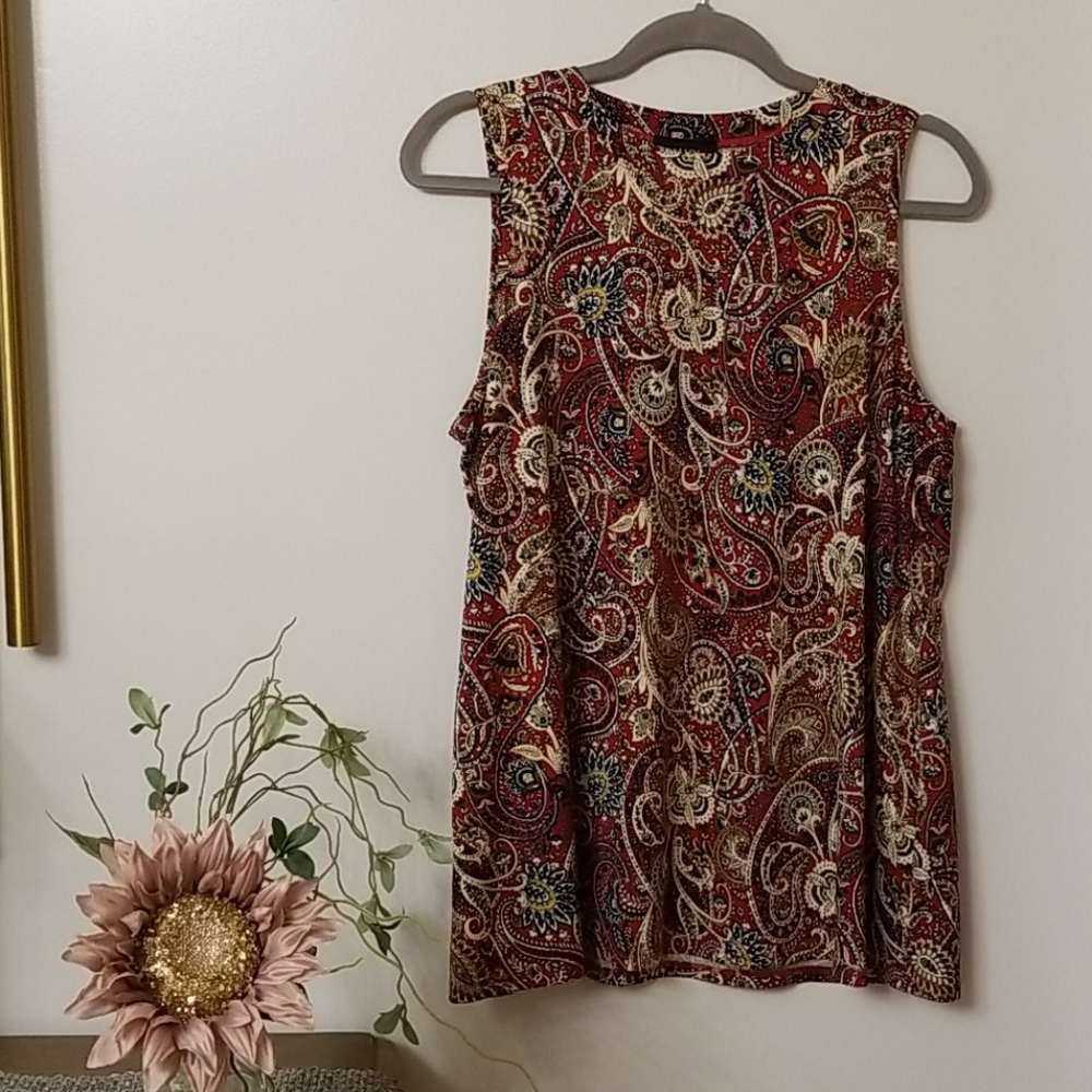 Alyx paisley boho sleeveless top